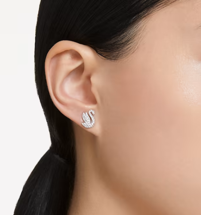 swarovski Iconic Swan stud earrings 5647873