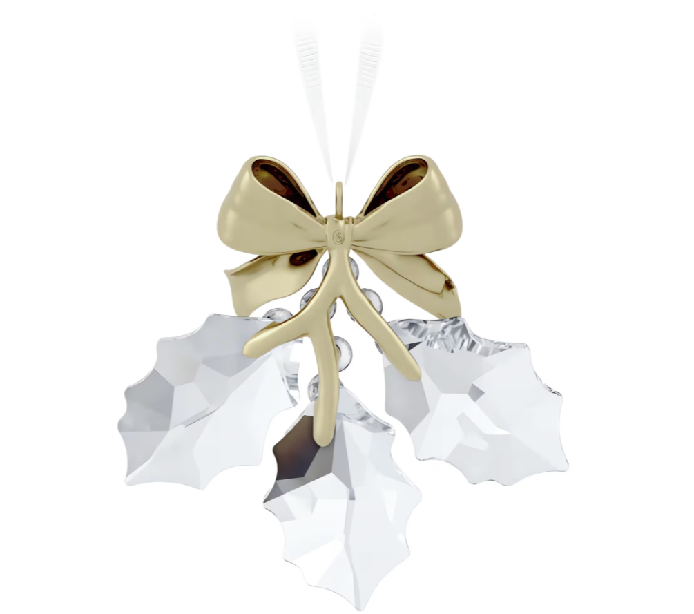 swarovski Holiday Magic Holly Leaves Ornament