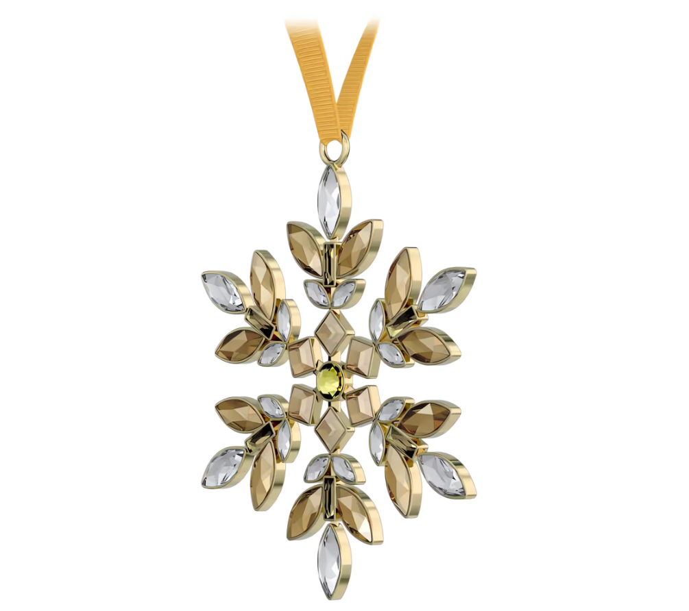 swarovski Gema Holiday Ornament Yellow
