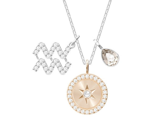 swarovski Zodiac Pendant Aquarius