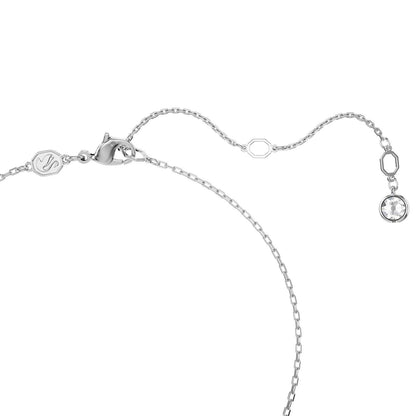 swarovski Idyllia pendant Flower, Blue, Rhodium plated 5680013