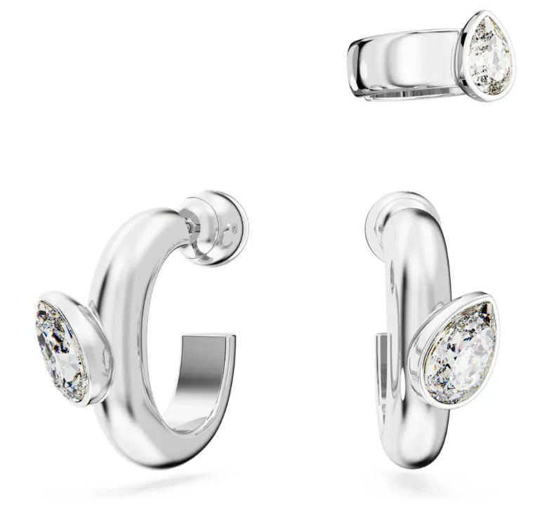 swarovski Imber hoop earrings with cuff 5671192