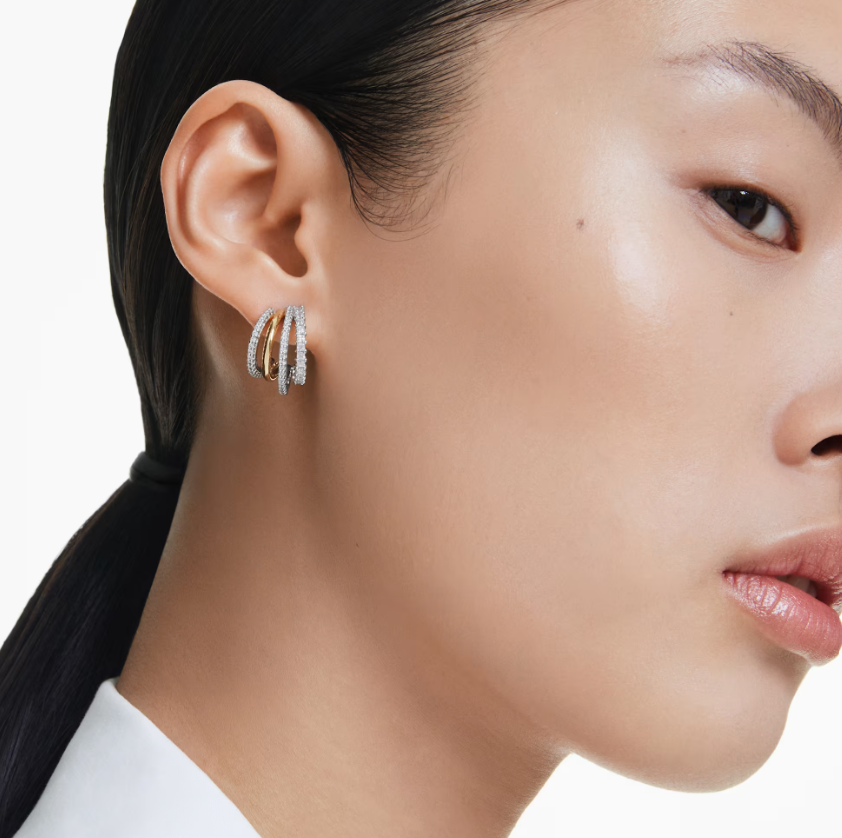 swarovski Hyperbola hoop earrings 5689718