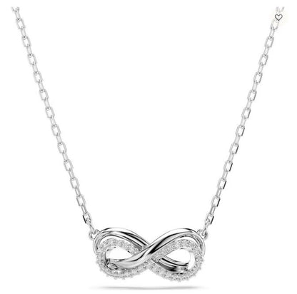 swarovski Hyperbola pendant , Infinity, White, Rhodium plated 5687265
