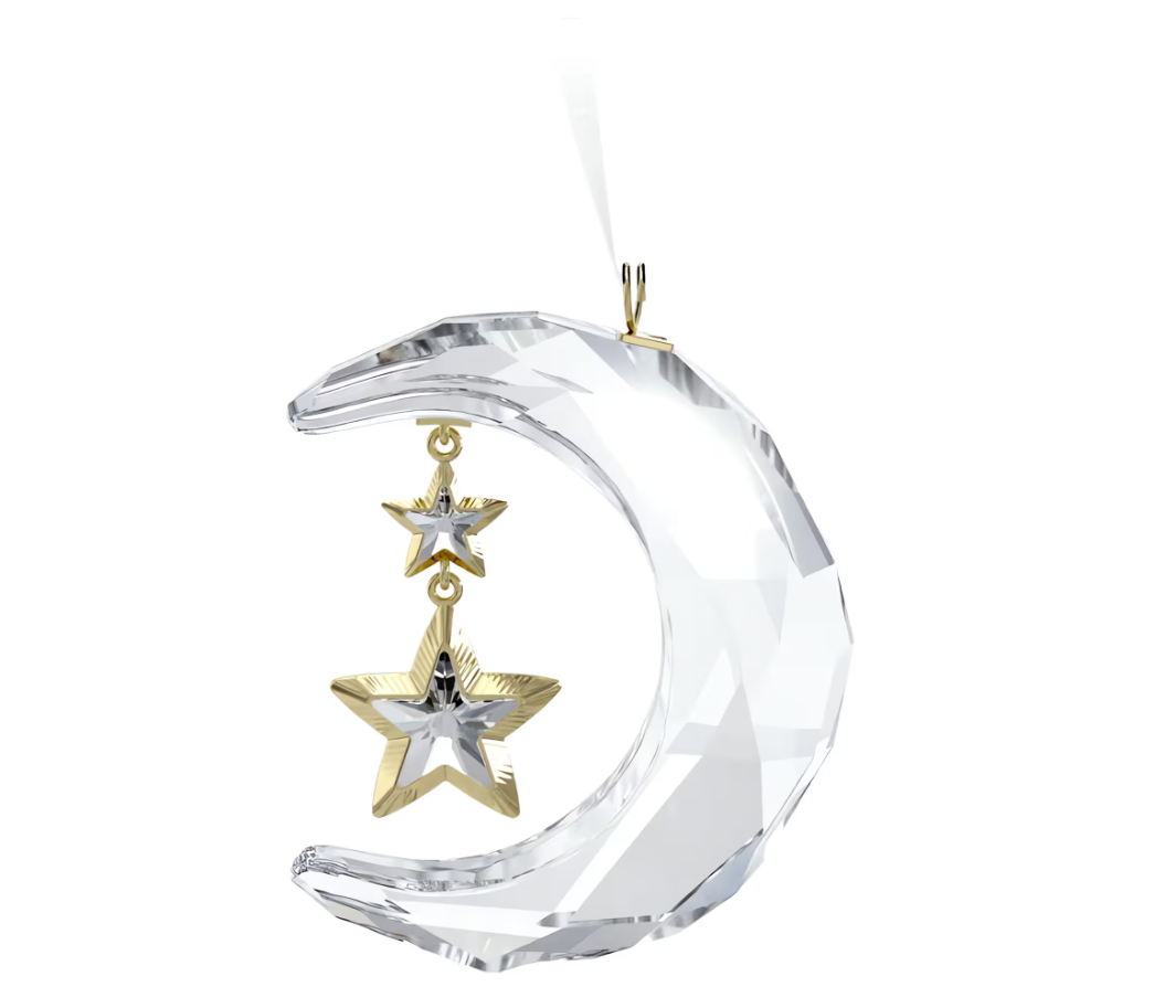 swarovski Holiday Magic Moon Ornament