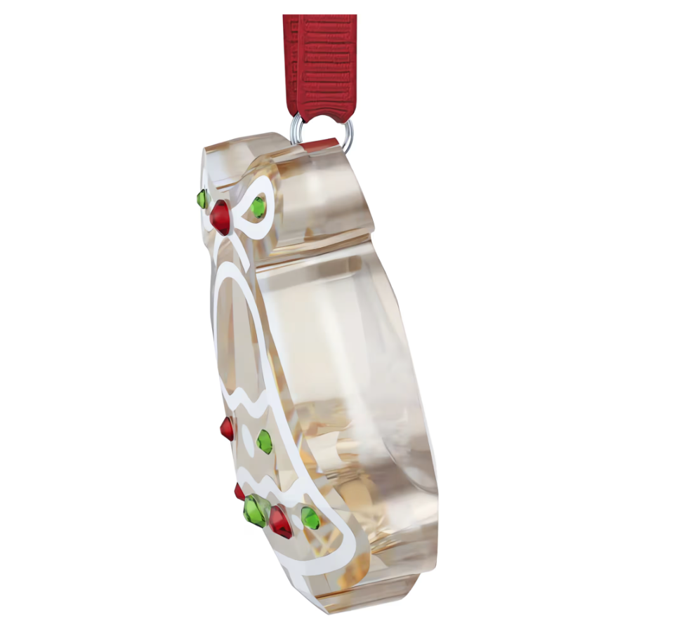 swarovski Holiday Cheers Gingerbread Bell Ornament