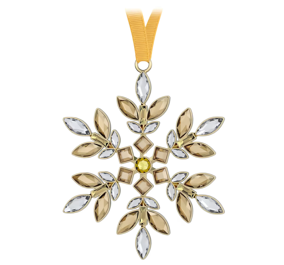 swarovski Gema Holiday Ornament Yellow