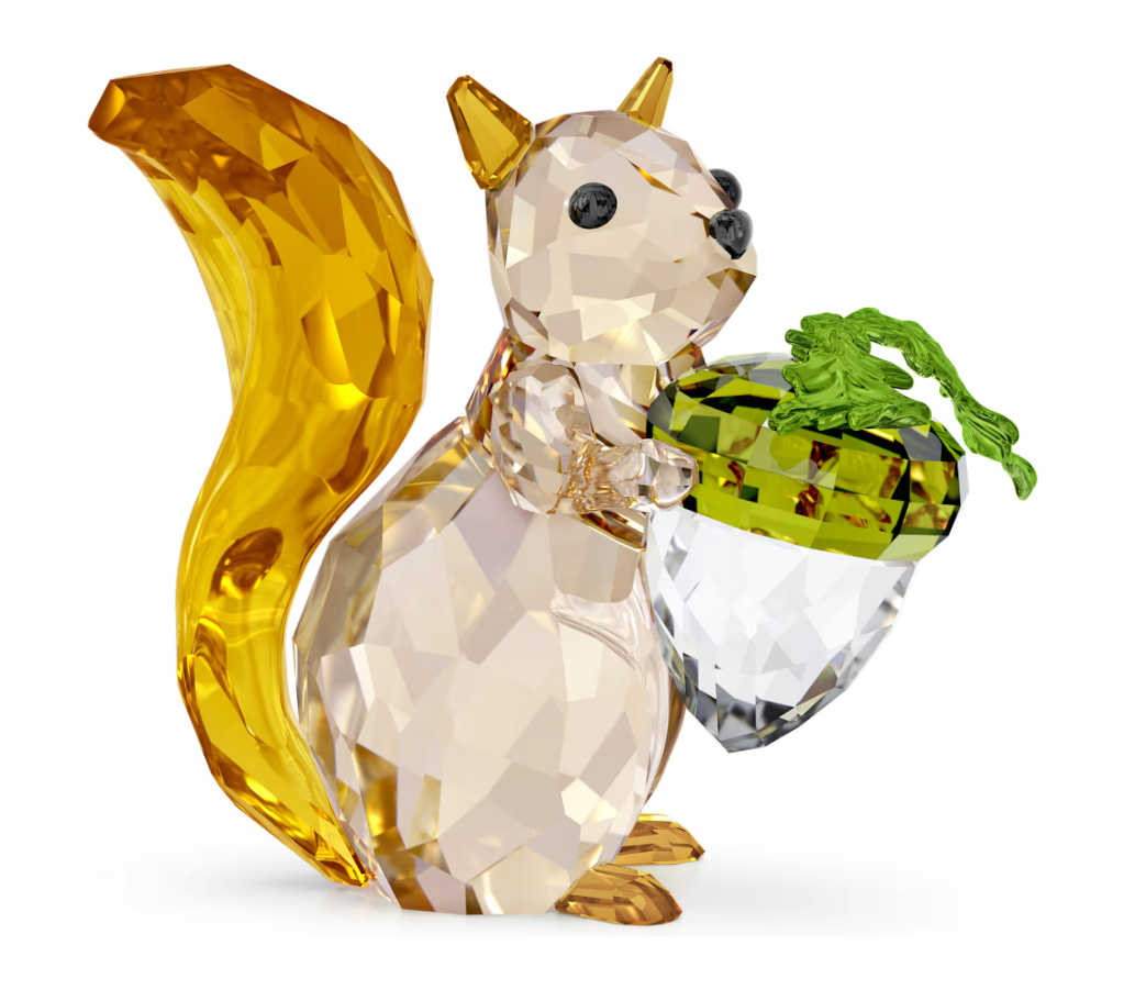 swarovski Idyllia Squirrel and Acorn