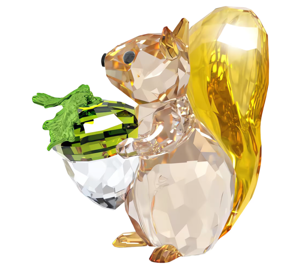 swarovski Idyllia Squirrel and Acorn