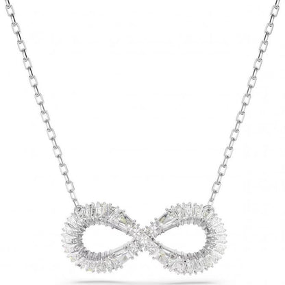 swarovski Hyperbola pendant Infinity, White, Rhodium plated 5679434