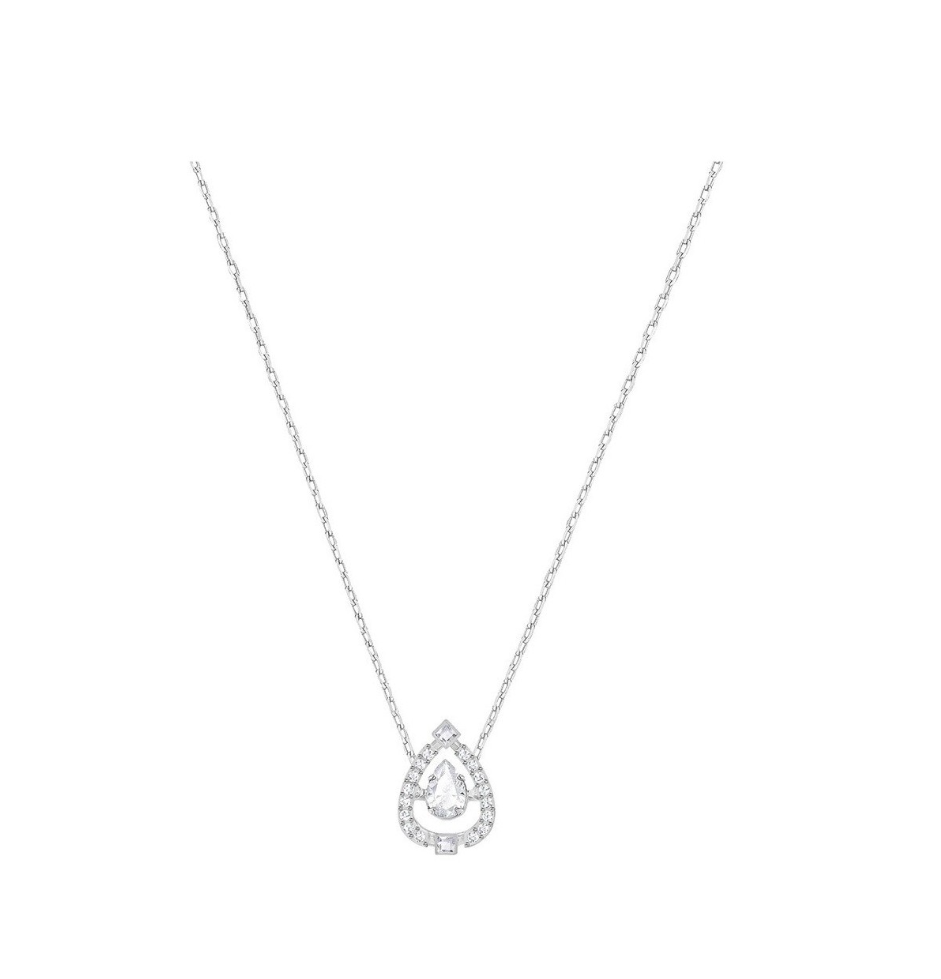 Sparkling Dance Flower necklace Swarovski plating rhodium jewelry 5451992